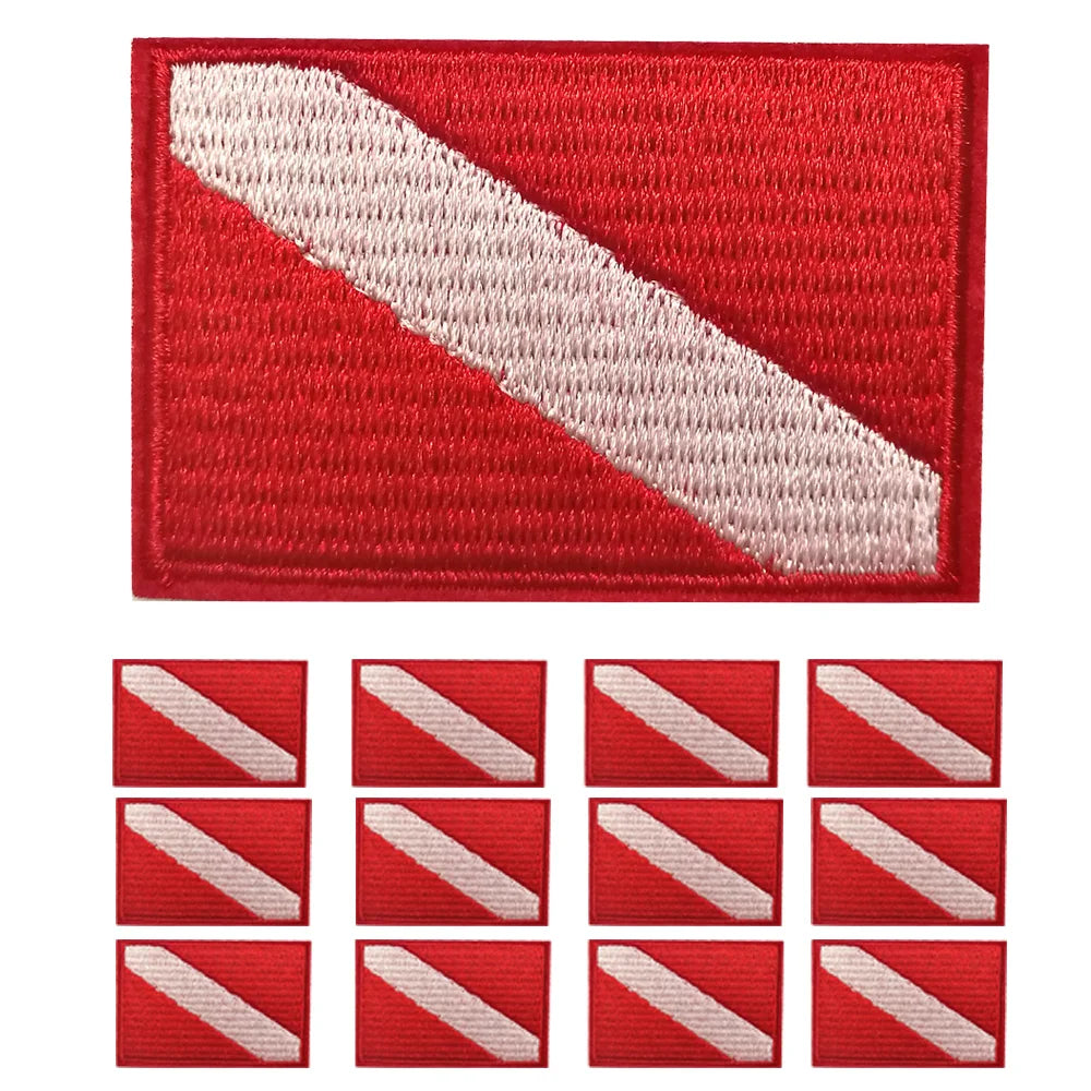 Scuba Diving Flag Patch