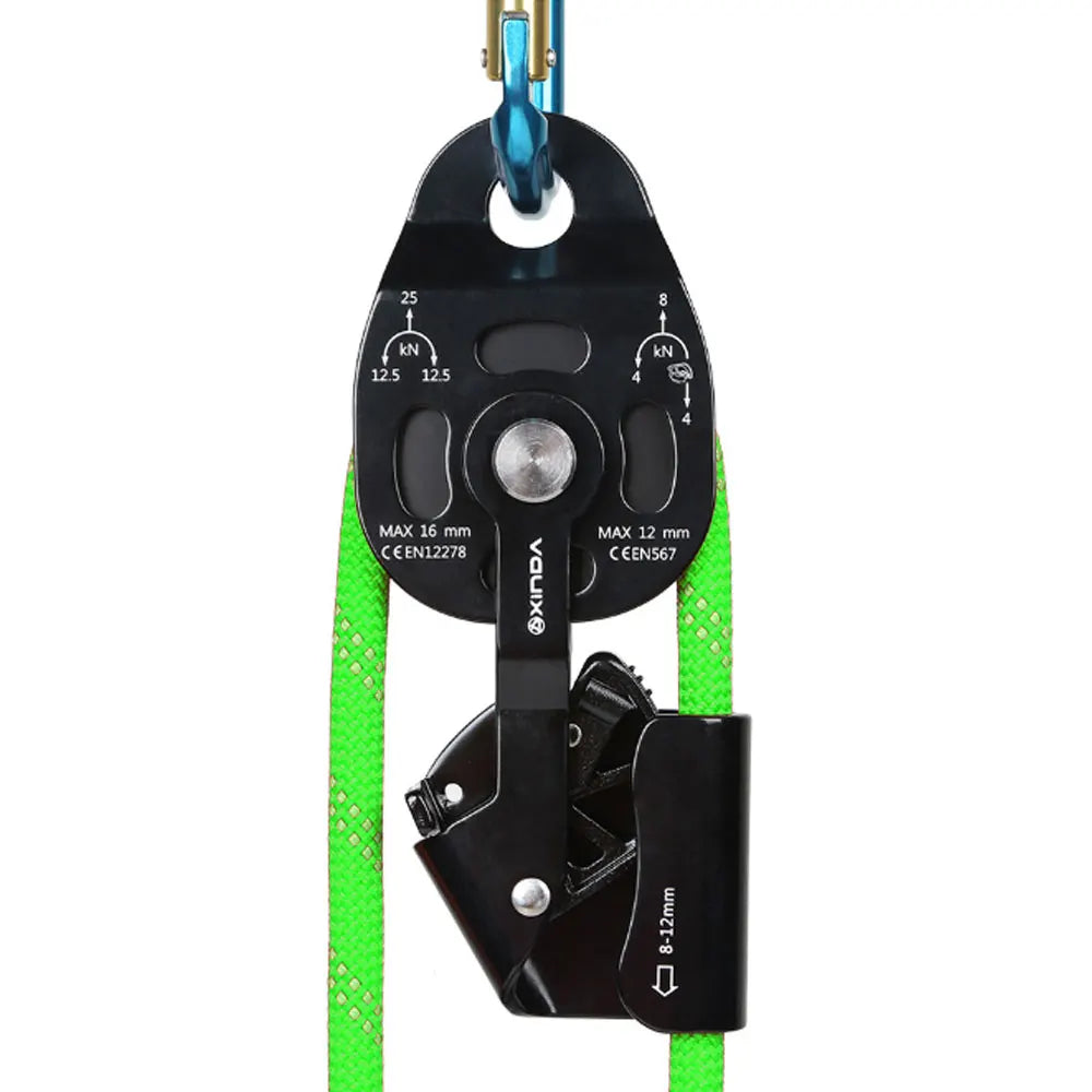 25KN Climbing Ascender Lifting Pulley