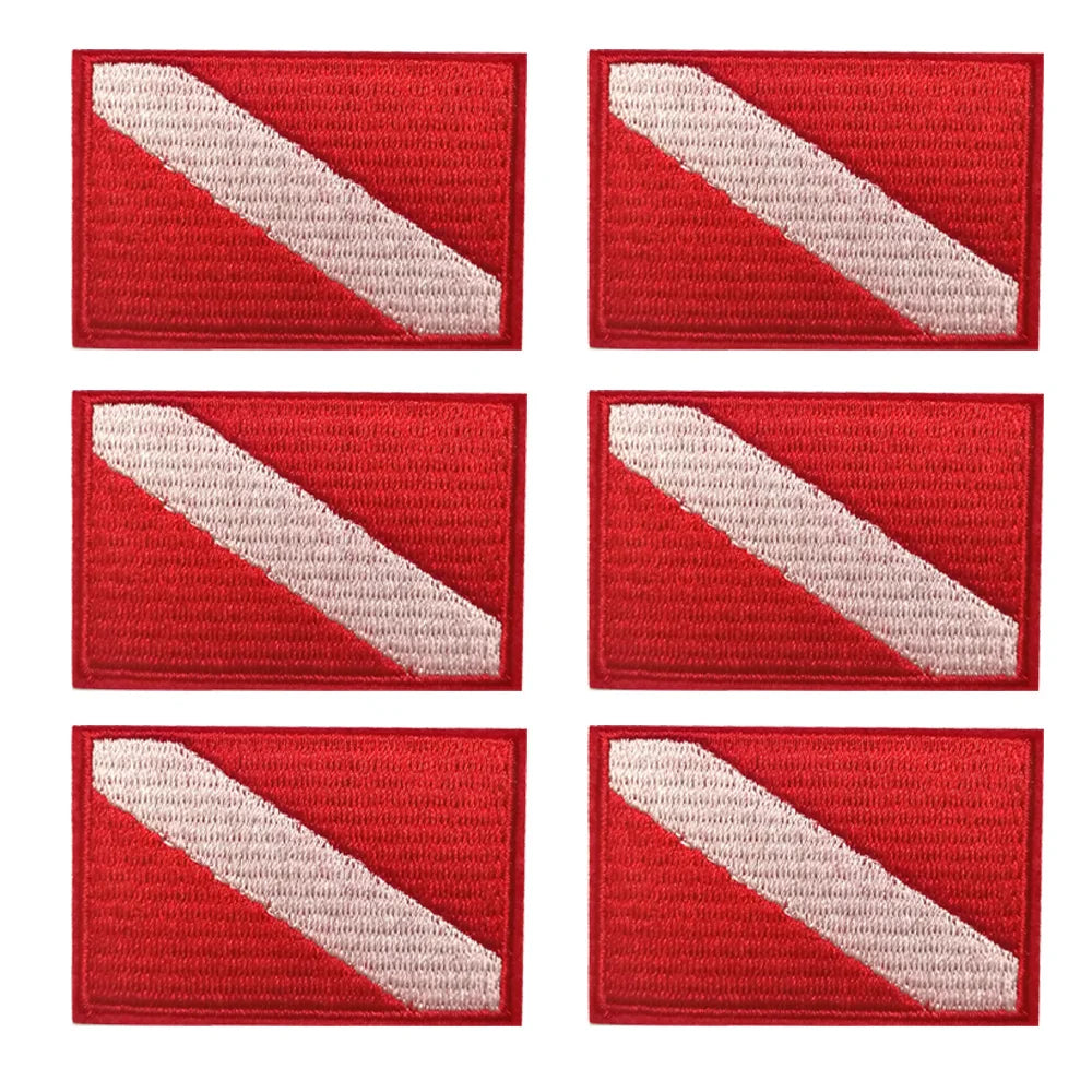 Scuba Diving Flag Patch