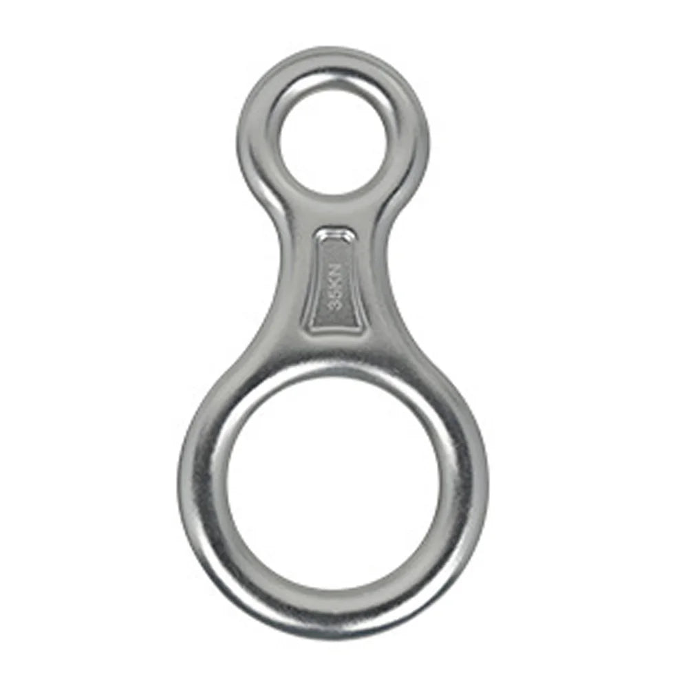 35KN Aluminum Alloy Rock Climbing 8 Word Ring Round Hoop