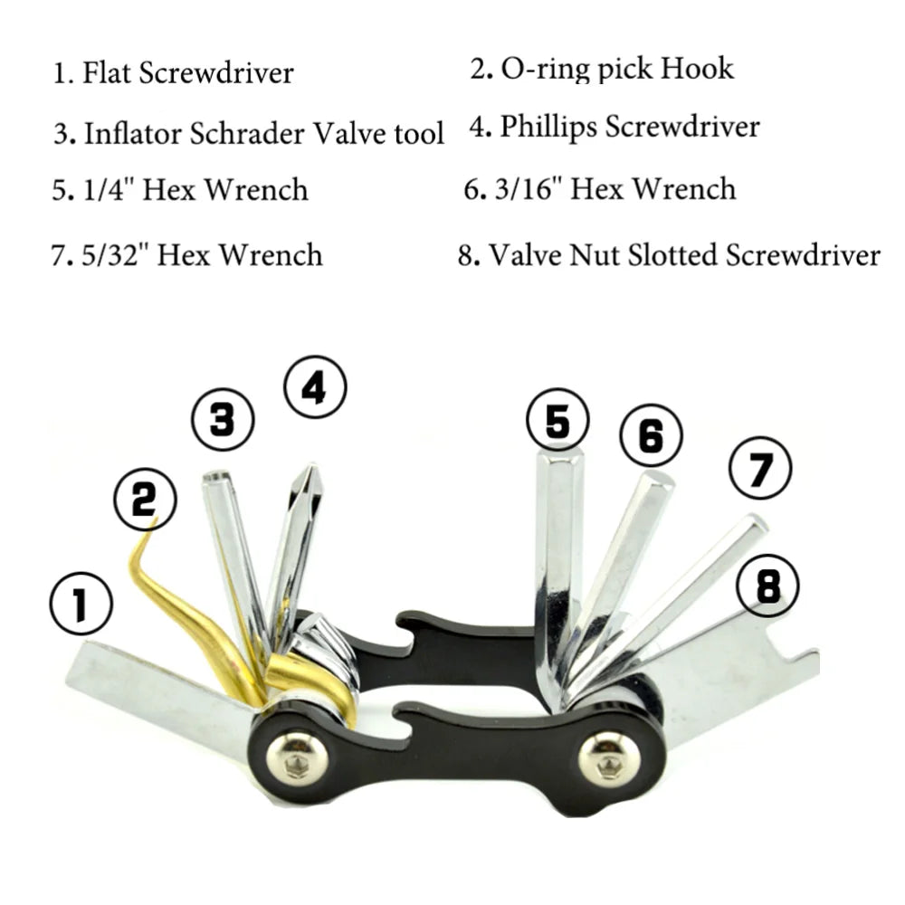 8 In 1 Diving Diver Multi Tool