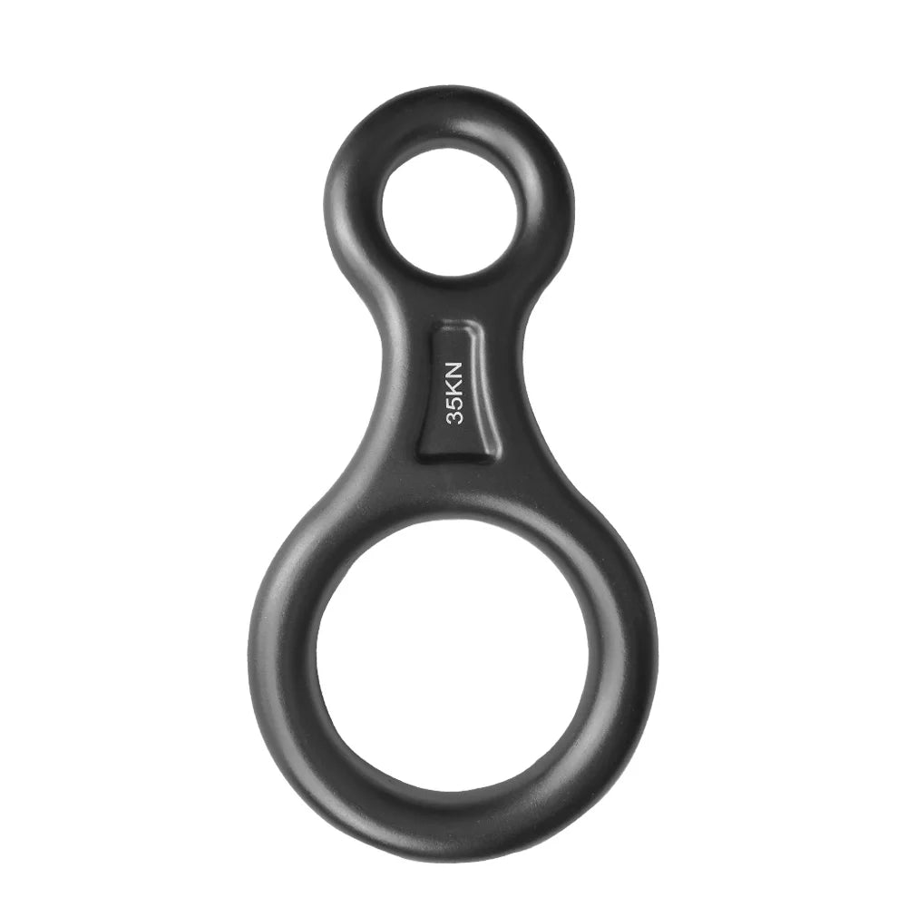 35KN Aluminum Alloy Rock Climbing 8 Word Ring Round Hoop