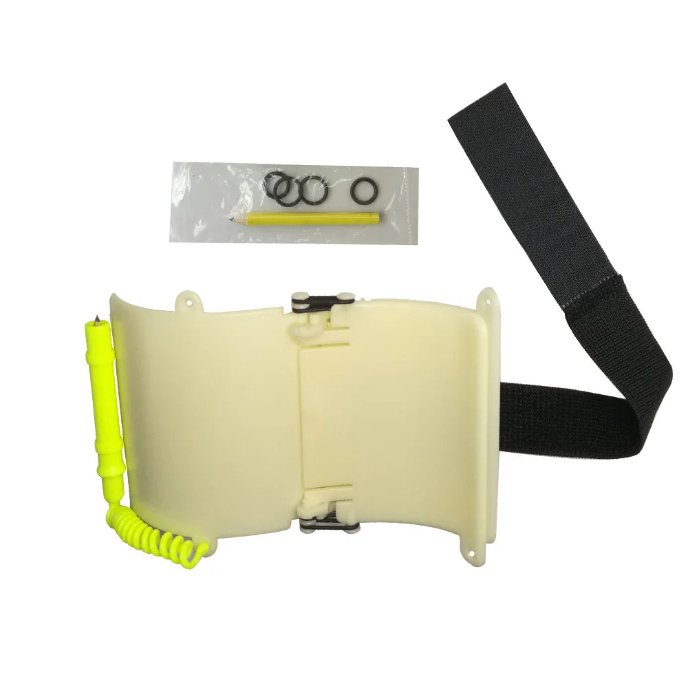 Luminous Triple Scuba Diving Wrist Writing Slate