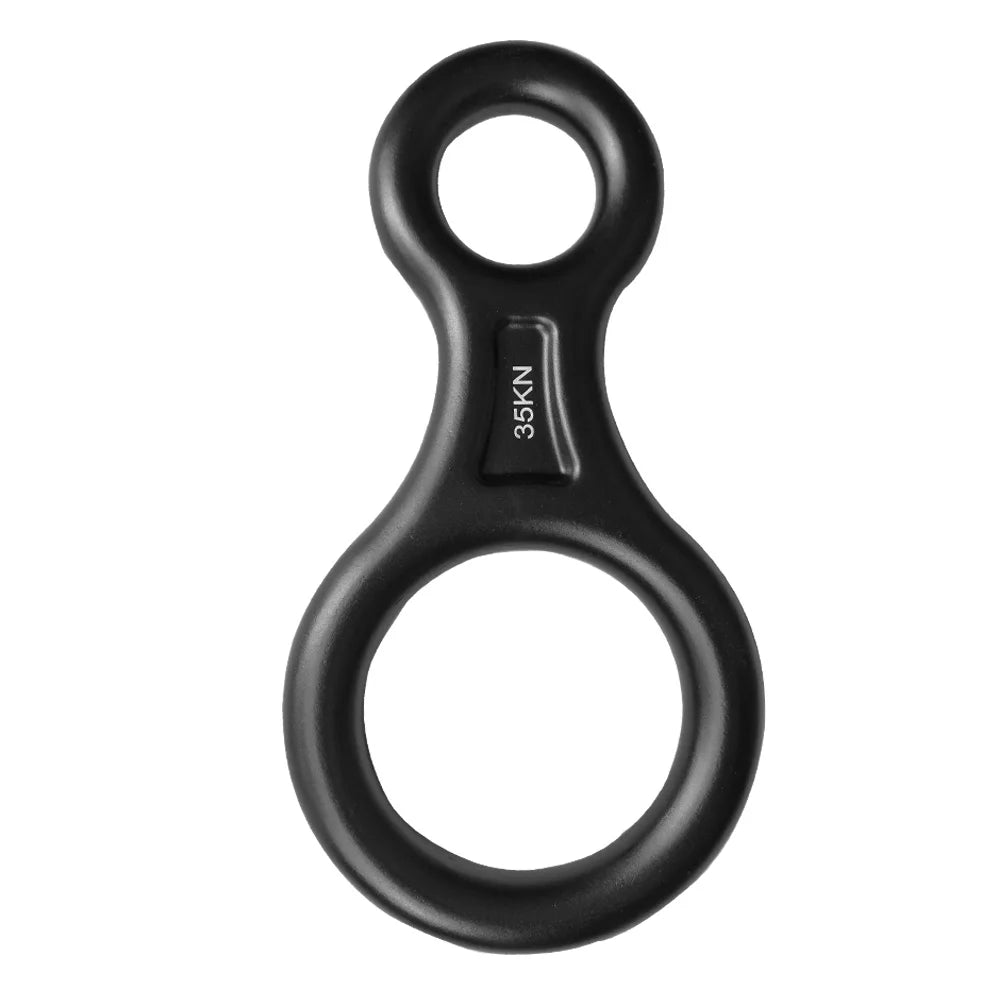 35KN Aluminum Alloy Rock Climbing 8 Word Ring Round Hoop
