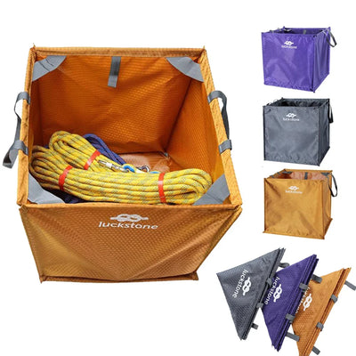 Folding Cube Rock Climbing Rope Storage Bag