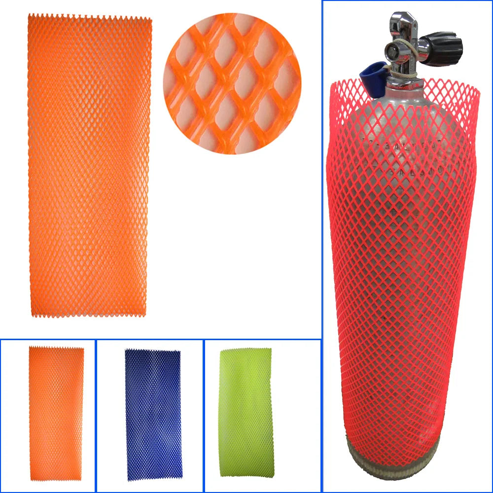 6.9"-8" PVC Scuba Diving Tank Protective Mesh
