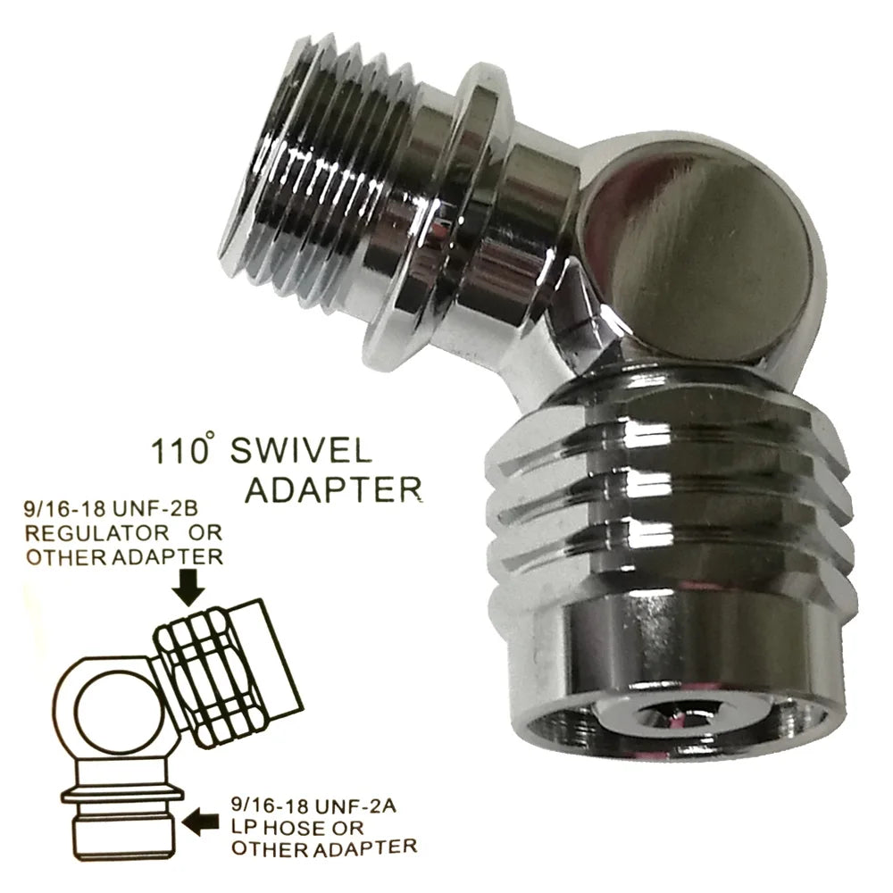 2nd stage hose swivel adaptor